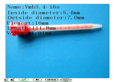 MB 5.4-16s plastikową mieszalnik statyczny do mieszania tube, epoksydy i polimoczniki miksera statycznego Tube