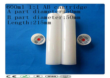 PE 600ml 1: 1 podwójne uszczelnianie wydawania Cartridge dla uszczelniaczy, klejów i silikonów AB
