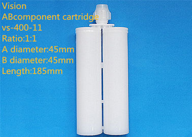 400ml 1: 1 AB Klej Cartridge Tow Komponenty Pusty Silikon Cartridge for Epoxy Glue