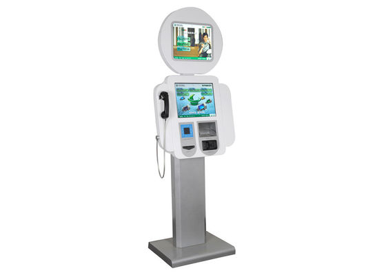 Robot Shape Multimedia Kioski, skaner kodów kreskowych i telefon S802