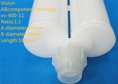 400ml 1: 1 AB Klej Cartridge Tow Komponenty Pusty Silikon Cartridge for Epoxy Glue