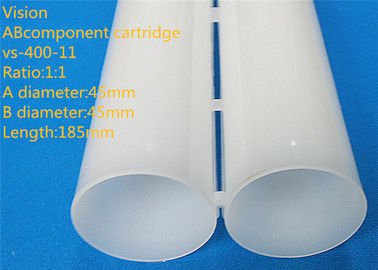 400ml 1: 1 AB Klej Cartridge Tow Komponenty Pusty Silikon Cartridge for Epoxy Glue
