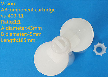 400ml 1: 1 AB Klej Cartridge Tow Komponenty Pusty Silikon Cartridge for Epoxy Glue