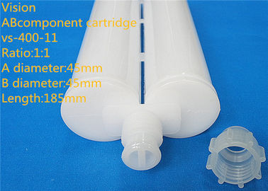 400ml 1: 1 AB Klej Cartridge Tow Komponenty Pusty Silikon Cartridge for Epoxy Glue