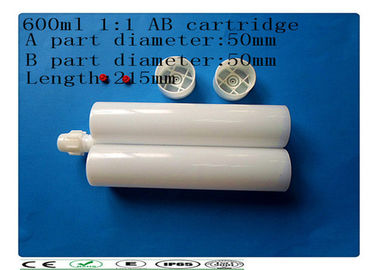 Dozowania 600ml Podwójna kaseta, Plastic AB Klej Cartridge
