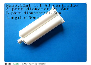 Materiał PP 50ml (1: 1) Epoxy dispenising Dwuskładnikowy pusty pojemnik z klejem