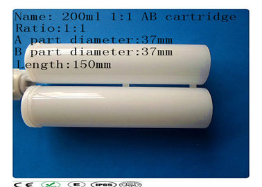 Podwójna kaseta AB kleju baryłkę, opakowania kleju cartridge 200ml