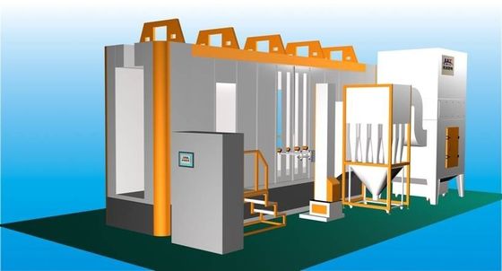 Wielu - Cyclone Automatyczne Powder Spray Booth Z Dwoma System Recovery