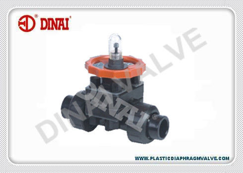 PCW, CPVC, PVDF, PPH prawdziwa unia plastikowy zawór membranowy, wielkości od 1/2 &quot;do 2&quot;, PN1.0Mpa