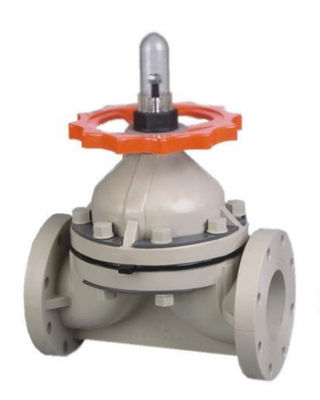 PCW / PVC Membrana zaworu kołnierz przyłączeniowy Koło Uchwyt PN1.0Mpa JIS / DIN / ANSI