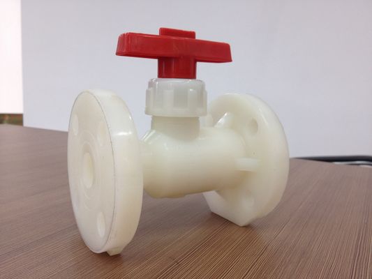 Pasek PN10 PP-H z tworzywa sztucznego zawór kulowy z kołnierzem, 1/2 &quot;do 12&quot; DIN, ANSI, JIS połączenia kołnierza