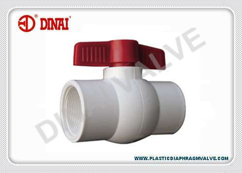 3/8 &#39;&#39; - 4 &#39;&#39; Compact Plastikowy zawór kulowy z NPT / BSPT końcowy gwintu